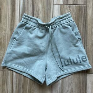 lululemon athletica Light Green Athletic Shorts